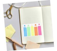 Gogogmee 1200pcs Color Pet Reading Strips Sticky Sentence Markers Portable Page Markers with Reusable Adhesive Backing for School Office Study Highlighting and Organizing