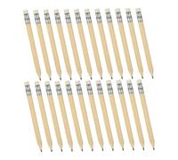 Gogogmee 120pcs Golf Pencil Pencils Erasable Natural Wood Teens Writing Short Drawing Short with Eraser Funny Golf Pens Marker Pen Wooden