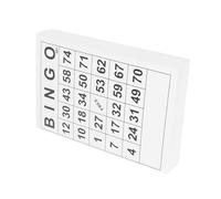 Gogogmee 120Pcs Household Bingo Cards with Unique Numbering Interactive Paper Sheets for Family Gatherings Party Supply for Fun and Play Bingo Game