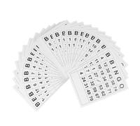 Gogogmee 120Pcs Household Bingo Paper Sheets Interactive Bingo Game Cards Party Supply Gathering Accessory for Charity Events Birthdays Family Entertainment