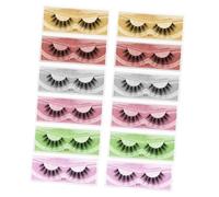 Gogogmee 12pairs Fake Eyelash Art Eyelashes Makeup for Eye Lash Extensions for Daily Makeup and Special Occasions