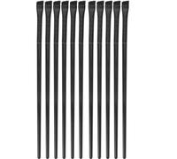 Gogogmee 12Pcs Angled Eye Shadow and Eyeliner Brush Soft Synthetic Bristles Travel Makeup Brushes for Precise Eyebrow Shaping and Smooth Eye Makeup Application