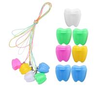Gogogmee 12pcs Baby Tooth Keepsake Container Plastic Storage Box for Storing Baby Teeth Lightweight and Easy to Carry Suitable for Boys and Girls Style