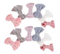 Gogogmee 12Pcs DIY Bow Headbands for Boy Girl Soft and Comfortable Hair Accessories for Newborns for and Gifting
