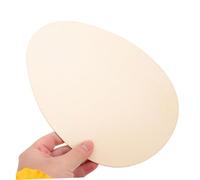 Gogogmee 12pcs Easter Wood Egg Cutouts Unfinished Wooden Slices for DIY Decorating Kit Family Craft Versatile Ornaments for Spring Party Decorations and Arts Projects