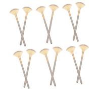 Gogogmee 12pcs Fan Shaped Facial Mask Applicator Brush Soft Skin Friendly Beauty Tool for Even Application of Masks Products Compact Easy to Clean