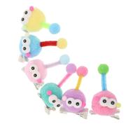 Gogogmee 12pcs Fuzzy Hair Clips for Non-slip Small Metal Barrettes with Strong Duckbill Hold Cute Cartoon Hairpins for Thick Thin Long Short Curly Hair Versatile Accessories for School and