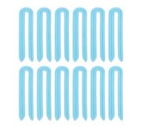 Gogogmee 12pcs Hair Heat-insulating U-shaped Clip for Curling and Perming Non-marking Salon Styling Clips Essential Hairdressing Supplies for Styling Sectioning