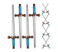 Gogogmee 12pcs Inflatable Pirate Swords for Pirate Cosplay Props Halloween Party Birthday Fun Safe Grip Handles