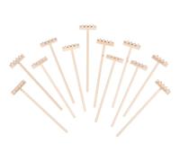 Gogogmee 12pcs Mini Bamboo Zen Garden Rakes Sand Table Accessories for Meditation Desktop Decoration and Tea Art Sand Table Beautification Practical and Handcrafted Tools