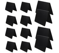 Gogogmee 12pcs Mini Chalkboard Signs with Stand Double-Sided Reusable Blackboard Message Boards for Price Tags Party Labels Buffet Wedding Shop Display Table Numbers Crafts
