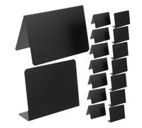 Gogogmee 12pcs Mini Erasable Chalkboard Signs for Tables Small Blackboards with High Stability and Stackable Design Reusable Message Boards for Weddings Parties Bakery and Retail Labels