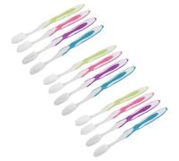 Gogogmee 12pcs Nano Toothbrush with Large Heads for Adults Extra Soft Manual Toothbrushes with Ultrafine Soft Bristles for Sensitive Gums Gentle Oral Care for Home Dorm and Travel Use