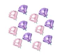 Gogogmee 12pcs Purple and Pink Foil Shell Balloons Party Decorations Beach Theme Wedding Birthday Balloon Set