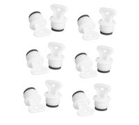Gogogmee 12pcs Replacement Hot Water Bottle Stoppers Rubber Caps Leakproof Sealing Plugs for Warm Water Bags Thick Heat-Resistant Rubber Compatible with Models Winter Comfort