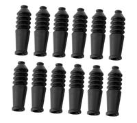 Gogogmee 12pcs Rubber Brake Cable Protection Sleeve for Mountain Bike Durable Clutch Cable Cover Easy Installation Reduces Friction Essential Accessory for Enhanced Bike Performance