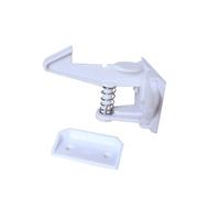 Gogogmee 12pcs Safety Cabinet Locks Spring Latches Invisible Proofing Drawer Locks No-Drill Adhesive Cupboard Protection for Furniture Safety