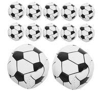 Gogogmee 12pcs Soccer Shaped Bean Bags for Soft Tossing Corn Hole Bags for Preschool Activities Motor Coordination and Sensory Skill Development Outdoor Family Fun Game