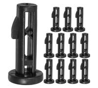 Gogogmee 12Pcs Trashcan Latch Pins Replacement Bin Lid Hinge Clips Plastic Lock for 240L Outdoor Wheelie Bin Accessories Household and Commercial Use