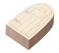 Gogogmee 12pcs Unpainted Miniature Garden Doors Wooden Fairy House Craft Supplies for Outdoor Decoration DIY Art Projects with Intricate Carved Detail