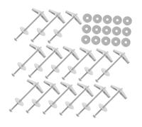 Gogogmee 15 Sets Heavy Duty Carbon Steel Toggle Bolts with Quick Release Wing Nuts for Drywall Hollow Wall Wood Mounting Sturdy Anchors Kit for Secure Shelves Mirrors Lighting Fixtures
