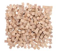 Gogogmee 1500PCS Small Wooden Cubes Unfinished Craft Blocks for Early Education DIY Projects Building for Homes Schools and Kindergartens Safe and Sturdy Wood