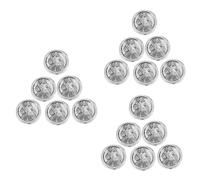 Gogogmee 150pcs Mary Holy Charm Necklace Round Small Rosary Beads for Women Lady of Grace Medal Pendant Jewelry Tibetan Style Beads Religious Cross Mary Collectable