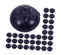 Gogogmee 150pcs Resin Artificial Blueberries DIY Crafting Accessories Lifelike Fake Blueberry Decor for Home Kitchen Food Photography Dollhouse Decorations