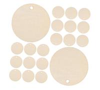 Gogogmee 150pcs Unfinished Wood Circles for Crafts DIY Painting Engraving Natural Round Wooden Discs Blanks for Home Decor Holiday Art Projects and Educational Activities