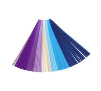 Gogogmee 1560pcs Double Sided Origami Star Paper Strips Vibrant Gradient Blue-Purple Colors Easy Fold Paper Folding for DIY Crafting Home Decoration Photography Props