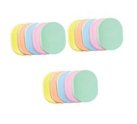 Gogogmee 15pcs Natural Facial Cleaning Sponge Puff for Deep Cleansing and Makeup Removal Biodegradable Skin Care Tool Random Colors for Skin Types