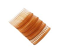 Gogogmee 15pcs Plastic Side Hair Combs Single Row Wave Clip Hair Accessories for Women and Girls Random Color for Styling and Salon Use