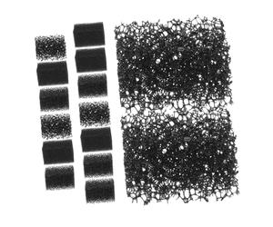 Gogogmee 15pcs Special Effects Makeup Sponge Makeup Sponges Beauty Fake Blood Gel Halloween Make up for Face Special Effects Flat Props Black