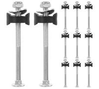 Gogogmee 15pcs Steel Trampoline Screws Set Heavy Duty Trampoline Structural Screw Replacement Parts for Jump Stability and Repair Tool Hardware Accessories for Outdoor Sports