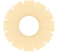 Gogogmee 15pcs Thin A5 Ash Wood Veneer Sheets for Architectural Model Flooring, DIY Miniature Dollhouse Accessories, Sand Table Diorama Building Materials for Craft Enthusiasts