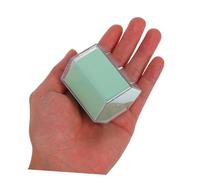 Gogogmee 15pcs Transparent Geometric Solids for Educational Light Table with Unfoldable Cards and Formula Visual Math Manipulatives for Volume and Area Learning Creative Sensory Play for