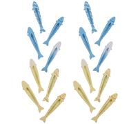 Gogogmee 16pcs Fish Shaped Alloy Hair Clips for Women and Secure Non-marking Bangs Management Accessories Lightweight Animal Inspired Snap Clips for Casual and Special Occasions