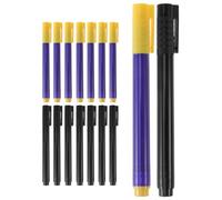 Gogogmee 16pcs Water-Based Money Detector Pens Set, Black and Blue Bill Checker Markers for Cash Handling, Universal Fake Bill Tester Pens for Retail and Banking Use