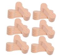 Gogogmee 16pcs Wooden Train Track Connectors Expansion Adaptors for DIY Model Railway Sturdy Material Enhancing Hands Creativity and Imagination