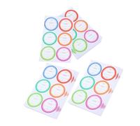 Gogogmee 180pcs Date Labels Stickers for Food Storage Multicolor Self-Adhesive Removable Stickers for Mason Jars Glass Bottles Pantry Containers Freezer Bags Writable and Tear-Resistant