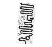 Gogogmee 1pc Cartoon Adventure Game Carpet for Boy Girl Soft Non Toxic Crawling Mat with Engaging Design for Playrooms and Learning to Crawl Black White