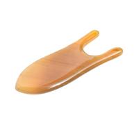 Gogogmee 1Pc Ox Horn Skin Care Massage Board for Nose Bridge Eye Socket Premium Gua Tool for Relief Detox Easy to Hold Portable Random Color