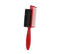 Gogogmee 1pc Portable Dual Sided Hairdressing Comb Broken Hair Brush Multifunctional Tool for Easy Styling Detangling and Cleaning for Home Barber Shop Use