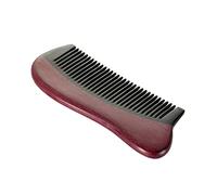 Gogogmee 1pc Portable Wooden Horn Comb for Scalp Massage Delicate Hair Straightening Comb for Women Lightweight Design Festival Horn