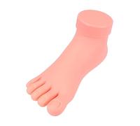Gogogmee 1pc Right Foot Nail Art Practice Model Training Tool for Manicure Skills Development for Ladies and Girls Realistic Skin Touch for Nail Tips Application