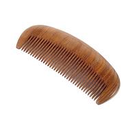 Gogogmee 1pc Verawood Carved Comb Scalp Massage Comb for Hair Relief Retro Style Portable Smooth Handle Craftsmanship