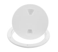Gogogmee 1Set Deck Hatch Cover Non Slip Abs Inspection Hatch with Detachable Cover for Rvs and Yachts for Boat Storage and Easy Access