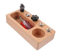 Gogogmee 1Set Educational Screwdriver Board Sensory for Years Safe Wooden Tool for Boys Promotes Hands Learning Problem Solving Skills