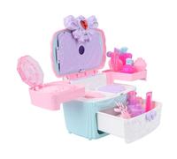 Gogogmee 1Set Handheld Simulation Cosmetic Box with Music Deformation Suitcase Plaything for Portable Makeup Case for Pretend Play Design to Enhance Creativity