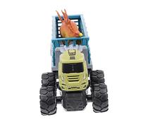 Gogogmee 1Set Inertial Truck Vehicle with Animal Trailer for No Batteries Required Pull Back Action Educational Play for Understanding Inertia Friction present